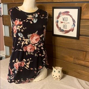 💜Floral Cotton Tank💜